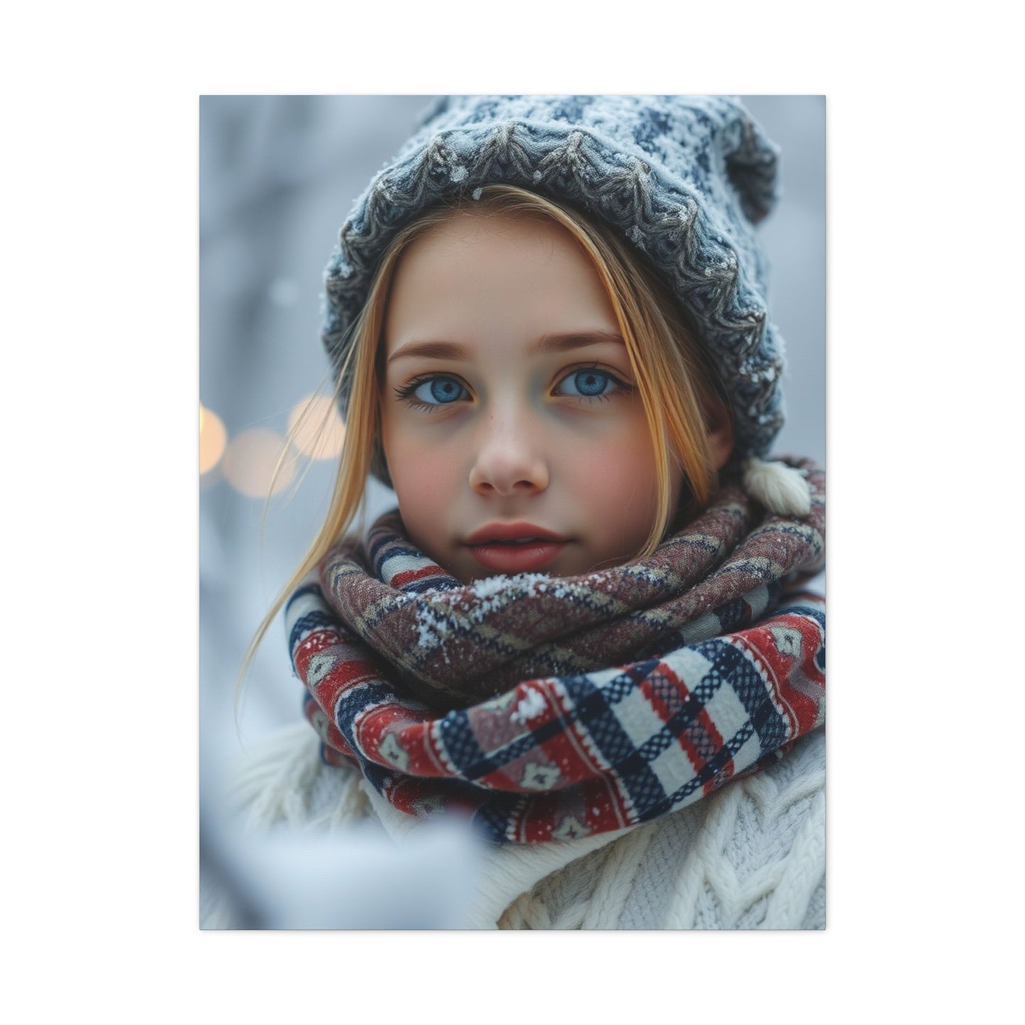 Glistening Frost Canvas Wall Art & Canvas Print