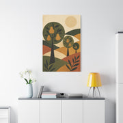 Stylized Orchard Landscape Wall Art & Canvas Print