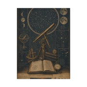 Antique Telescope & Celestial Study Wall Art & Canvas Print