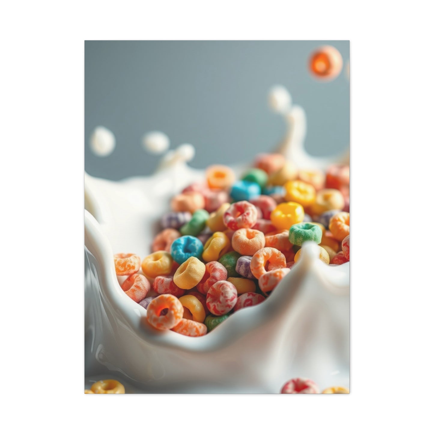 Gourmet Milk Cascade Canvas Wall Art & Canvas Print