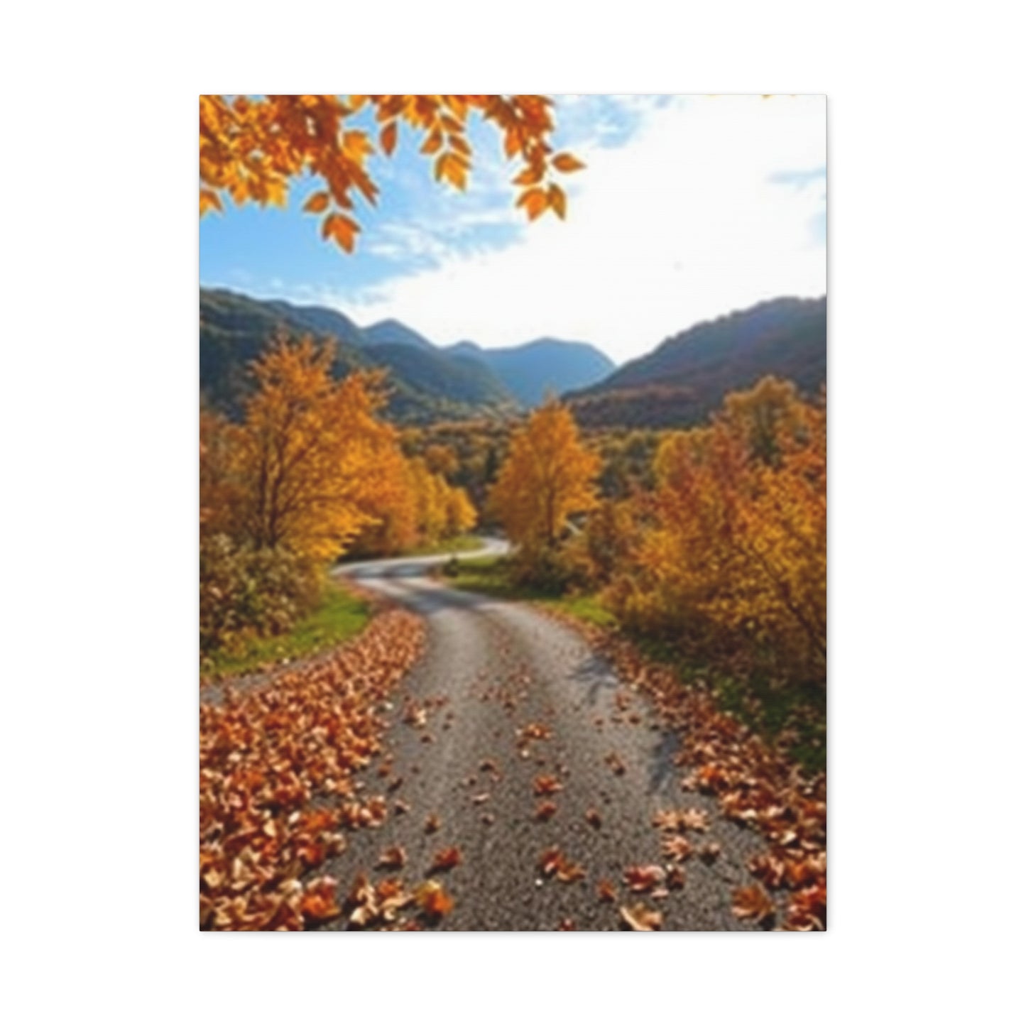 Crimson Canopy Elegance Wall Art & Canvas Print