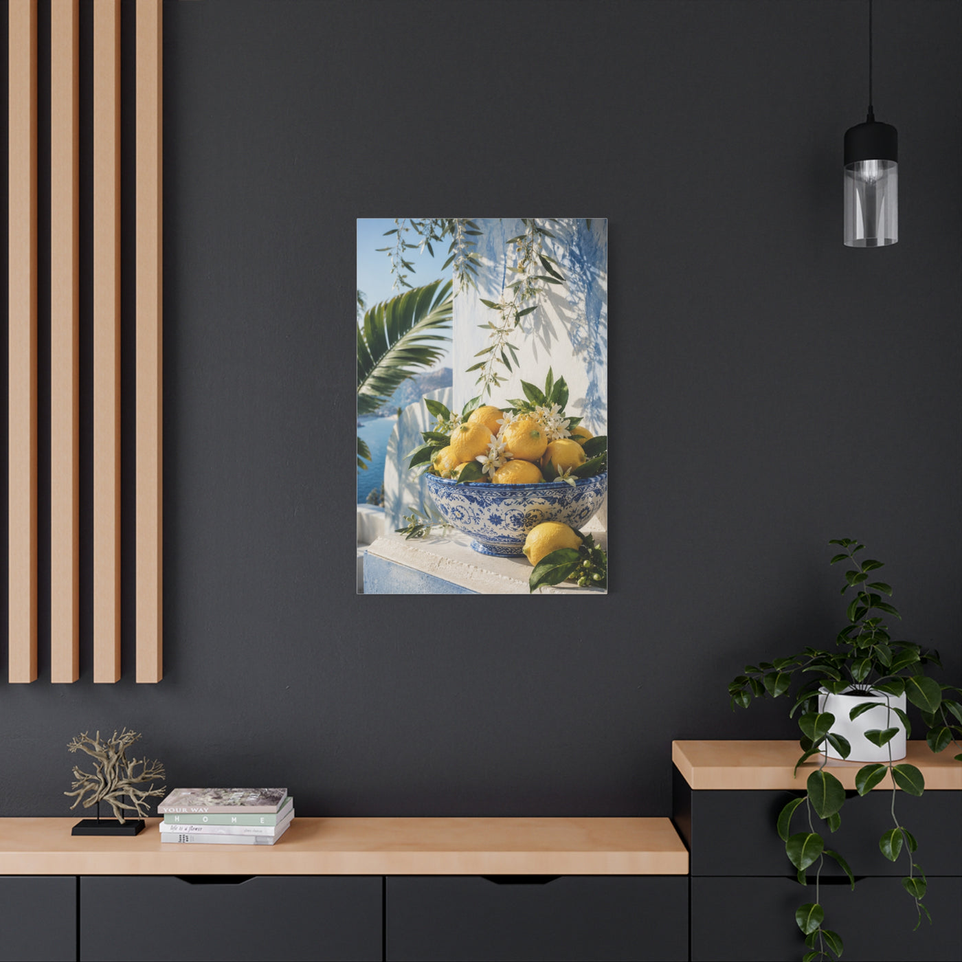 Mediterranean Citrus Still Life Tropical Wall Art & Canvas Print