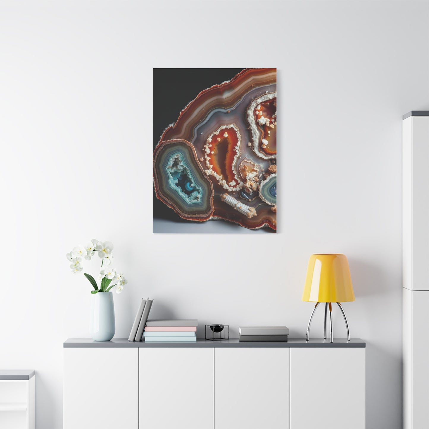 Agates, Geodes & Minerals Art Refined Canvas Wall Art & Canvas Print