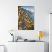 Amalfi Coast Terrace View Wall Art & Canvas Print