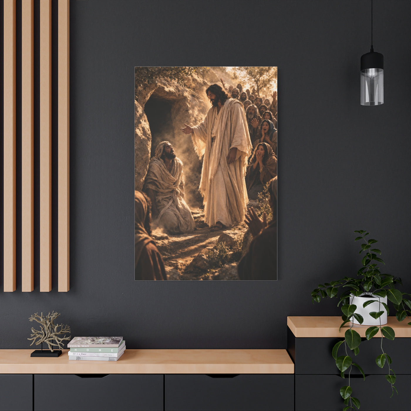 Raising of Lazarus Miracle Wall Art & Canvas Print