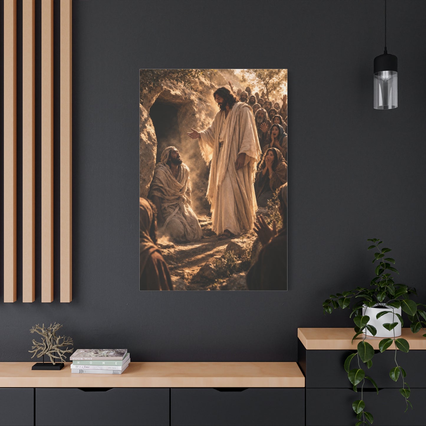 Raising of Lazarus Miracle Wall Art & Canvas Print