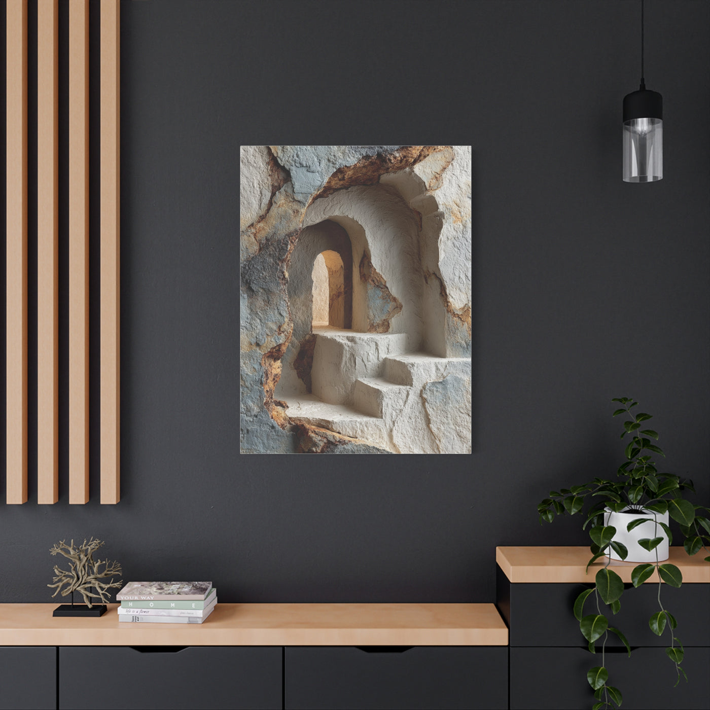 Wabi-Sabi Architectural Arch Wall Art & Canvas Print