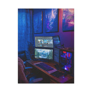 Immersive Gaming Setup Wall Art & Canvas Print