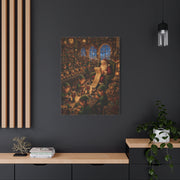 Cozy Traditional Santa Workshop Wall Art & Canvas Print