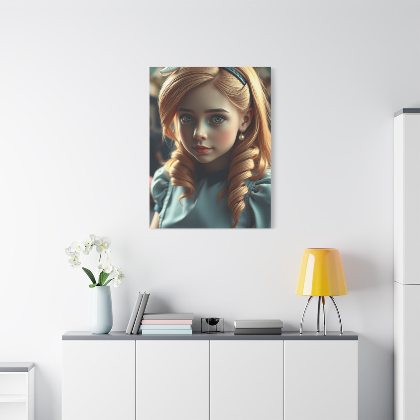 Alice In Wonderland Characters Art Refined Canvas Wall Art & Canvas Print
