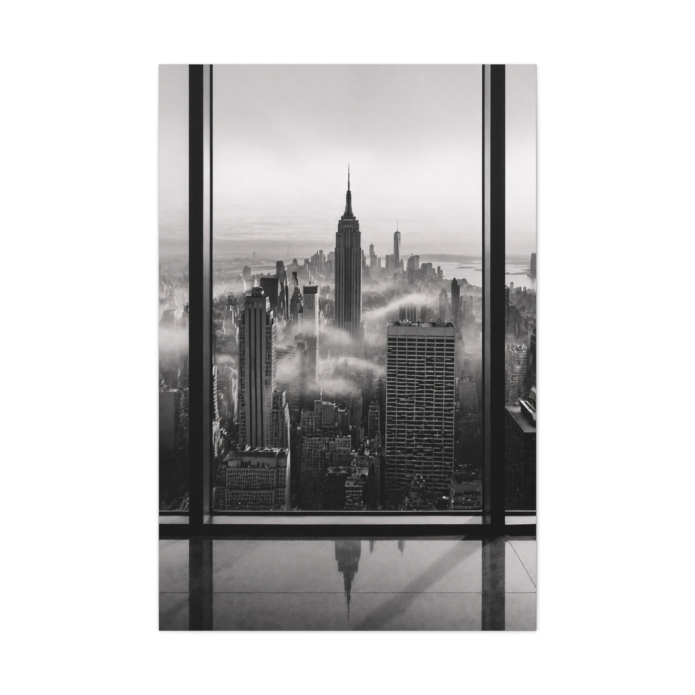Empire State Window Perspective Wall Art & Canvas Print