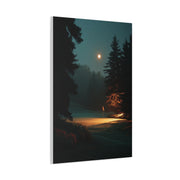 Moonlit Golf Green Cinematic Wall Art & Canvas Print