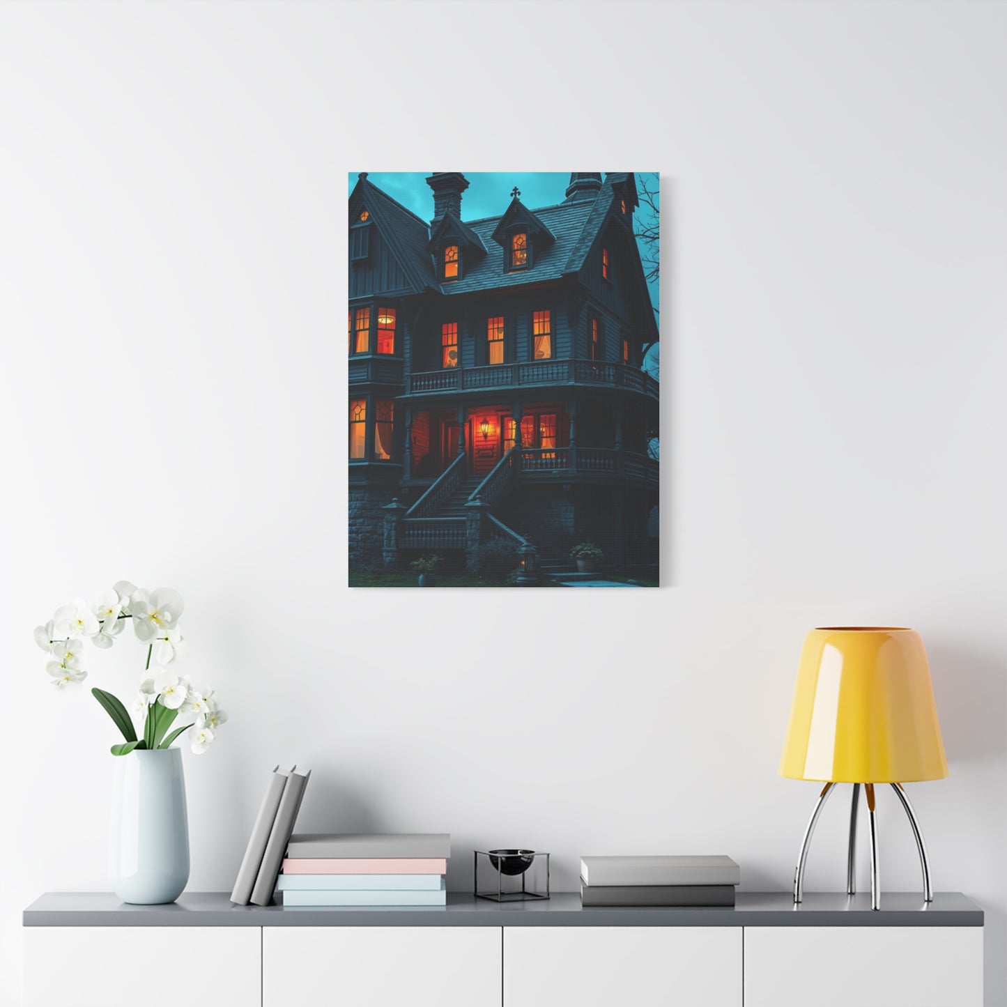Haunted House Art Supreme Canvas Wall Art & Canvas Print