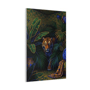 Exotic Tiger Jungle Interior Tropical Wall Art & Canvas Print