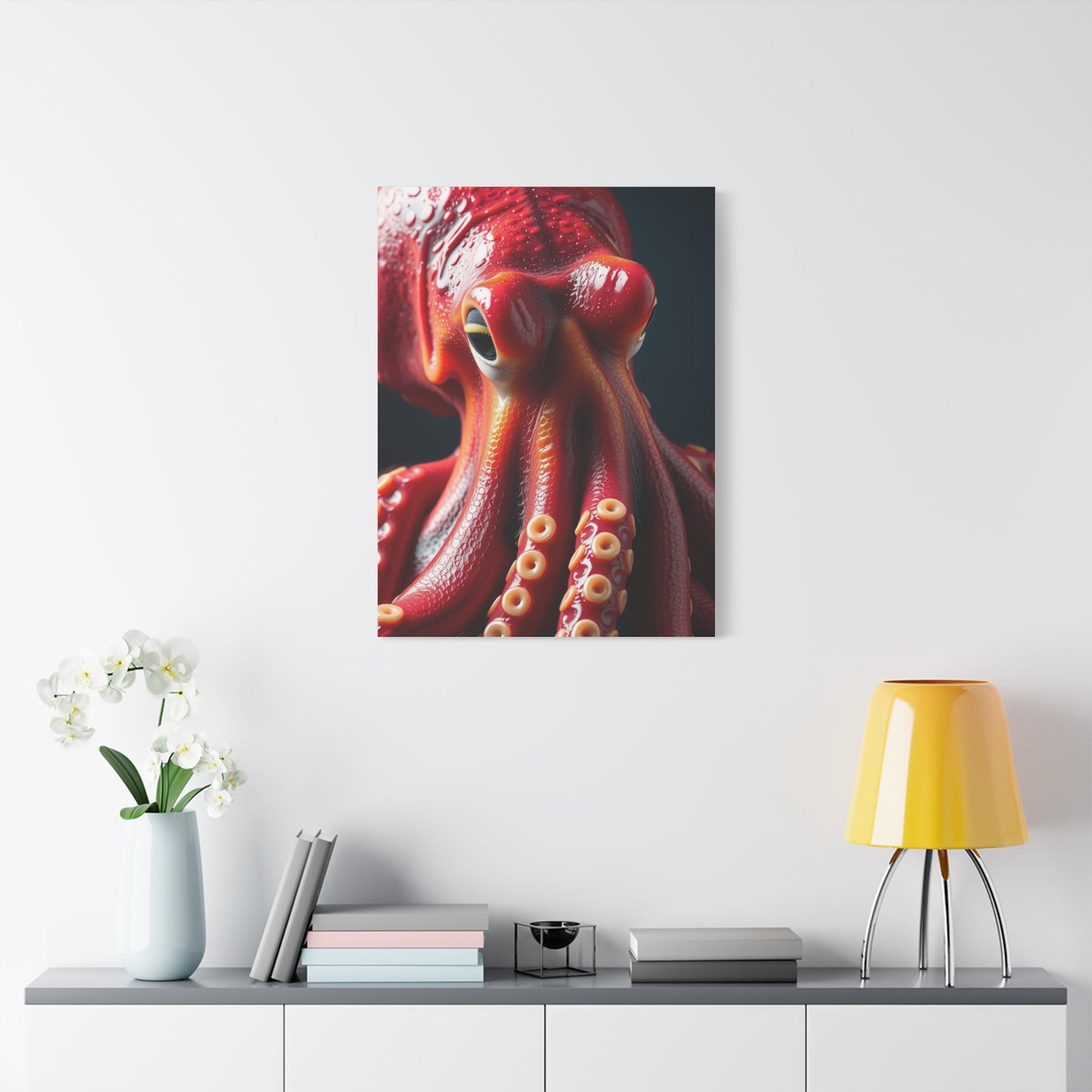 Cephalopod Elegance Canvas