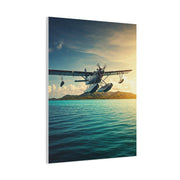 Seaplane Over Tropical Waters Wall Art & Canvas Prints
