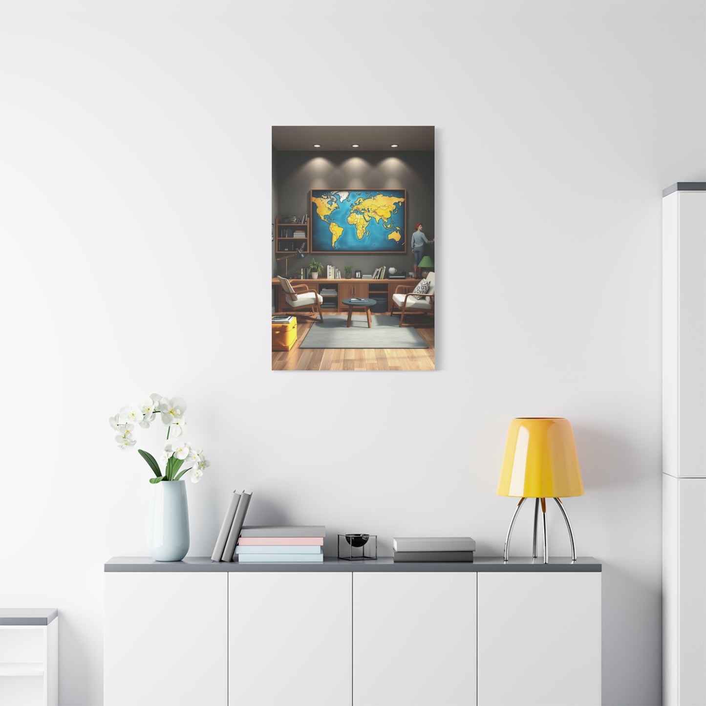 College Room Decor Art Luxury Canvas Wall Art & Canvas Print