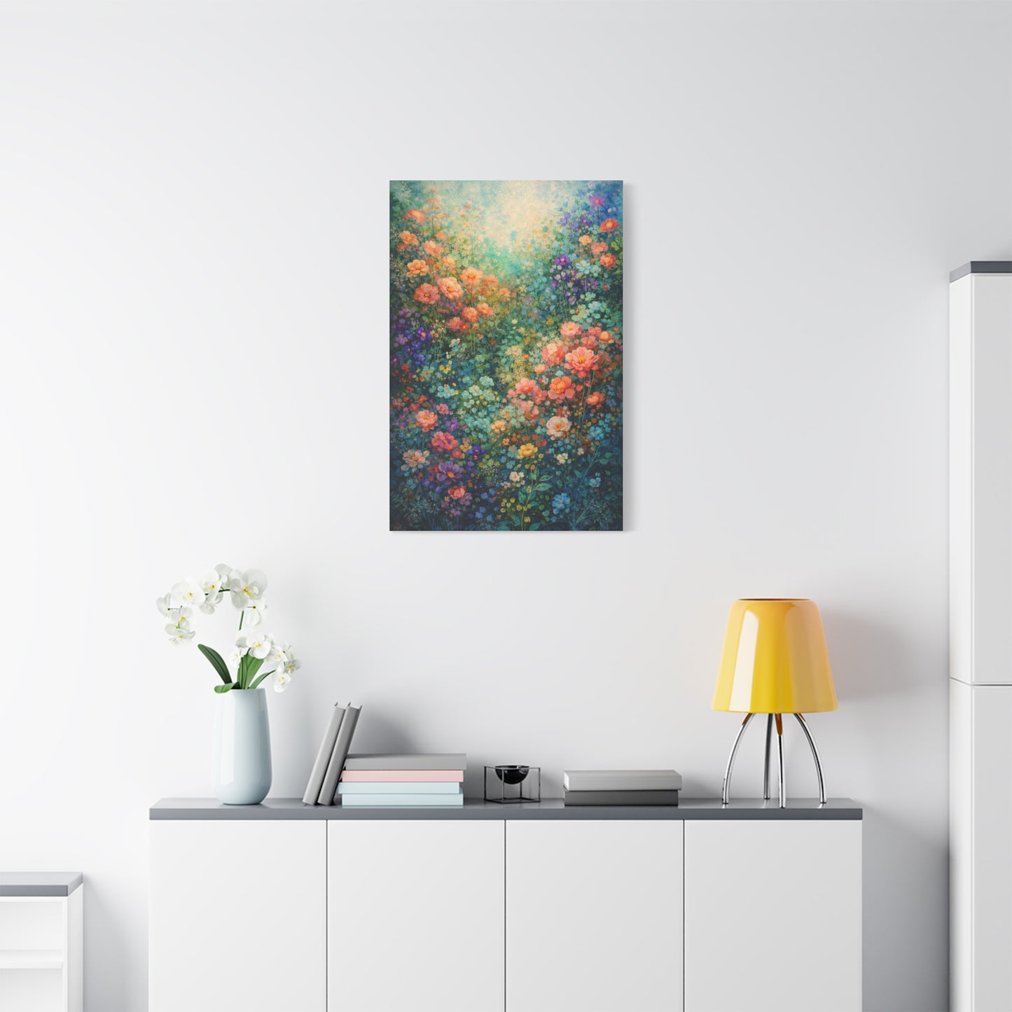 Vivid Magical Garden Floral Wall Art & Canvas Print