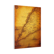 Soft Sepia Classic World Chart Wall Art & Canvas Prints