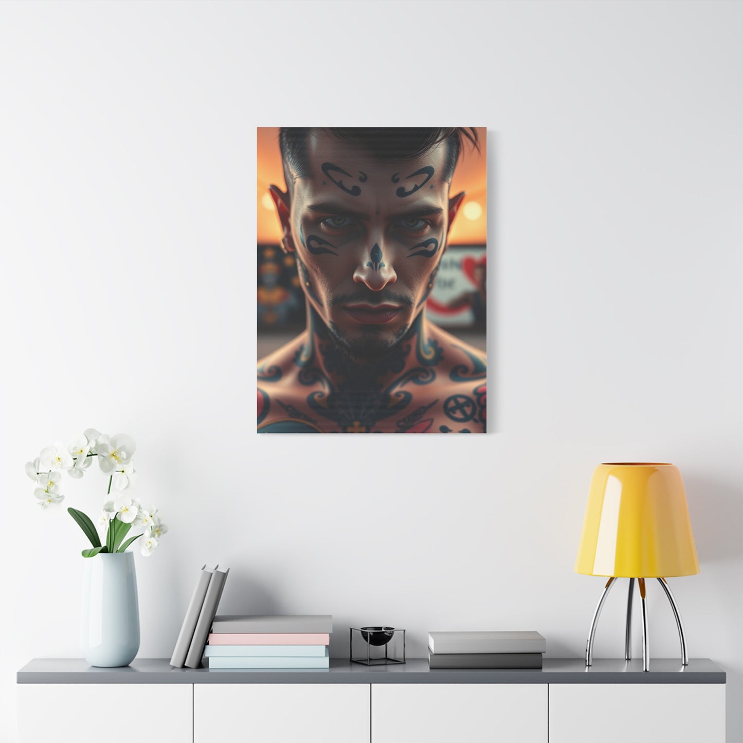 Supreme Tattoo Parlor Art Beautiful Collection Wall Art & Canvas Print