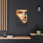 Modern Color Geometry Portrait Wall Art & Canvas Print