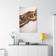 Mechanical Rhythm Wave Sculpture Wall Art & Canvas Print