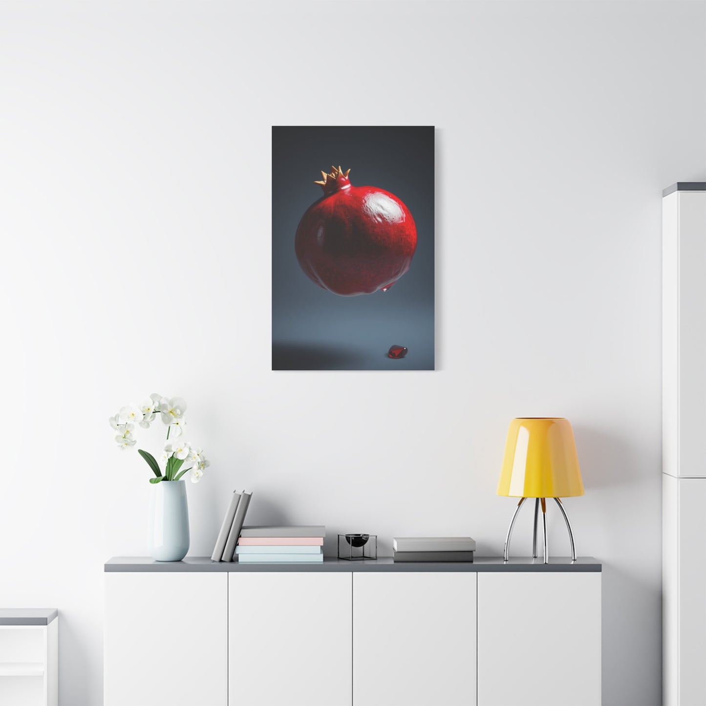 Crimson Twilight Elegance Wall Art & Canvas Print