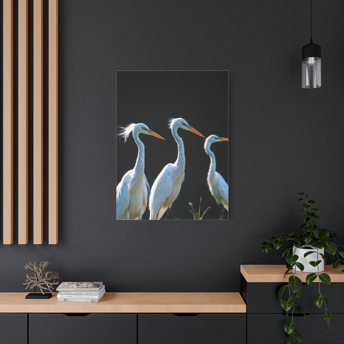 Vision Herons and Egrets Art Art Wall Art & Canvas Print