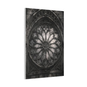Gothic Rose Window Stone Wall Art & Canvas Print