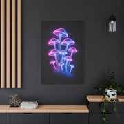 Magic Mushroom LED Art Aesthetic Wall Art & Canvas Print