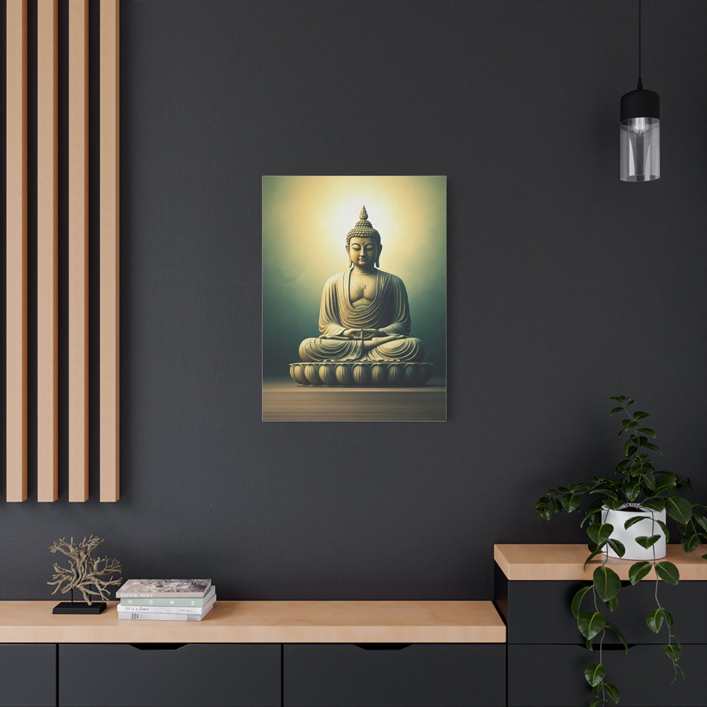 Radiant Harmony Buddha Meditation Wall Art & Canvas Prints