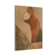 Minimal Abstract Embrace Romance Wall Art & Canvas Print