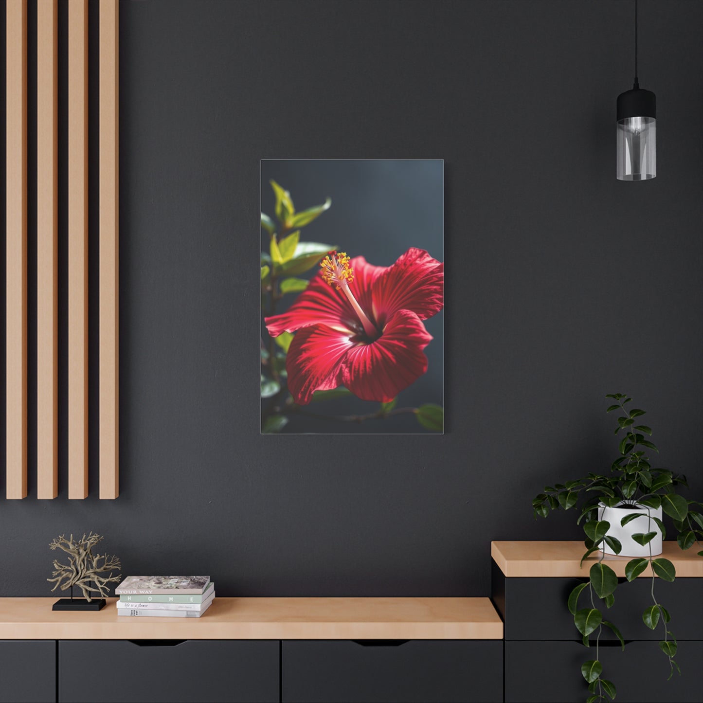 Hibiscus Flower Art Supreme Canvas Wall Art & Canvas Print