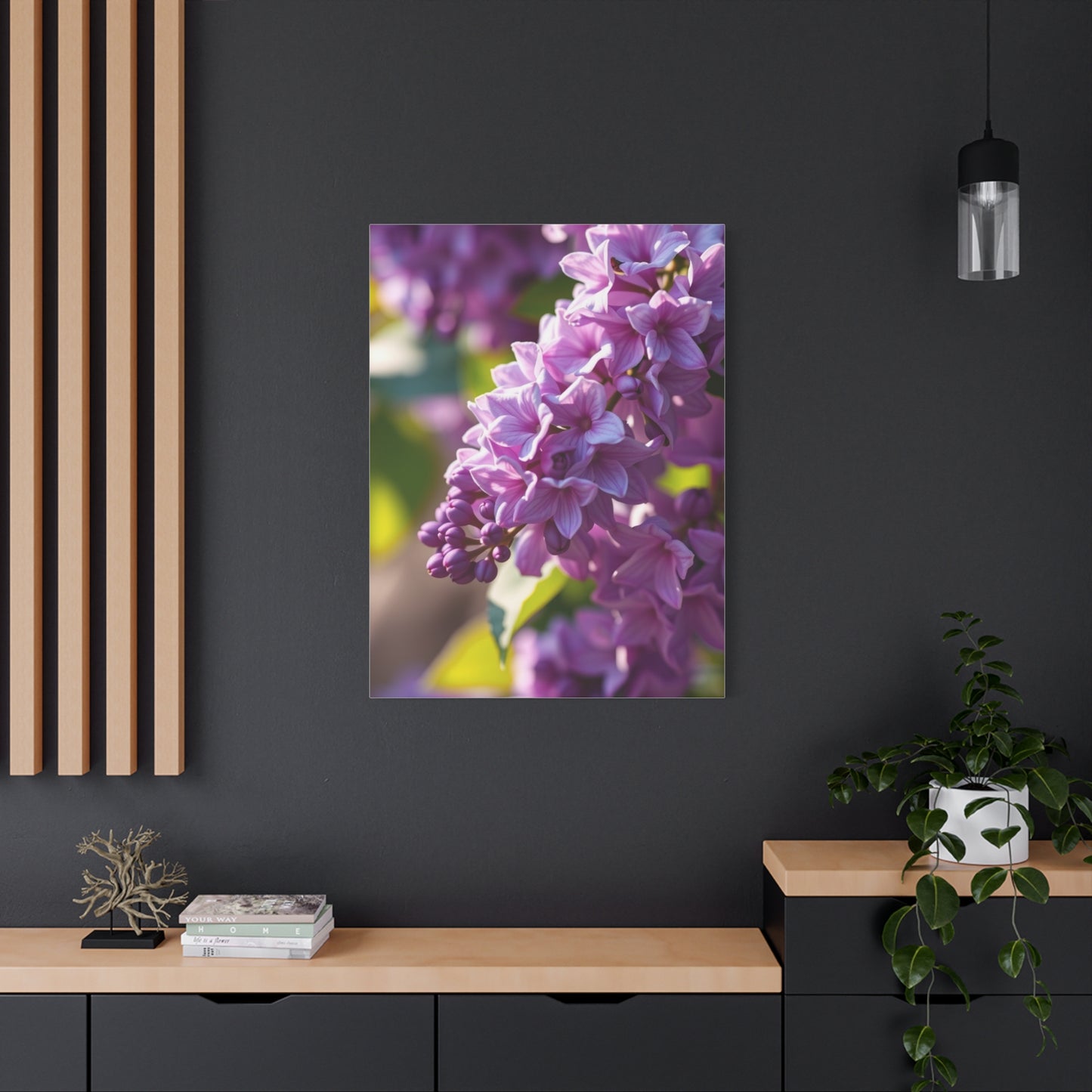 Lilac Flower Art Supreme Canvas Wall Art & Canvas Print