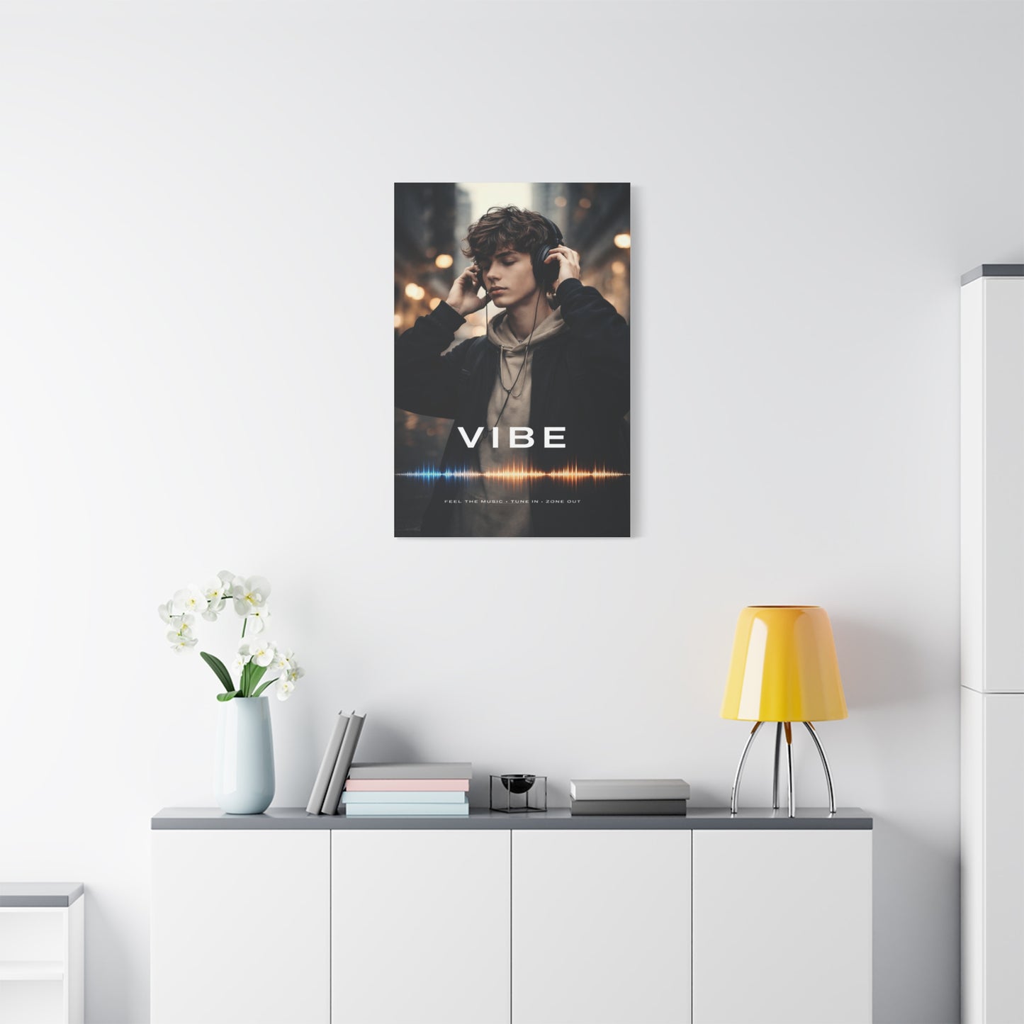 Vibe Music Poster Wall Art & Canvas Print