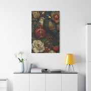 Vintage Botanical Birds & Pomegranate Wall Art & Canvas Print