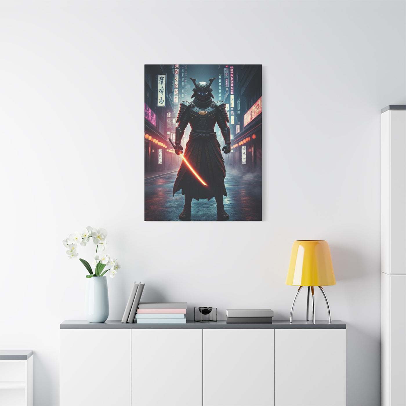 Cyber Samurai Wall Art & Canvas Prints