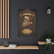 Heirloom Santa Wooden Plaque Wall Art & Canvas Print