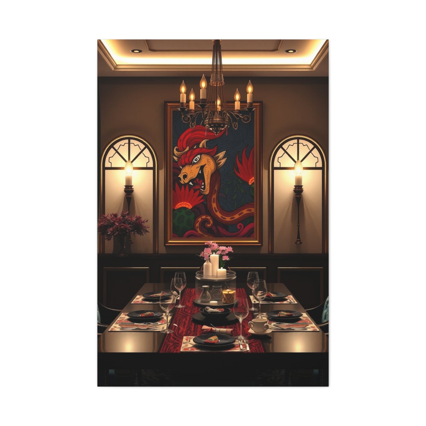 Gastronomic Elegance Canvas Wall Art & Canvas Print