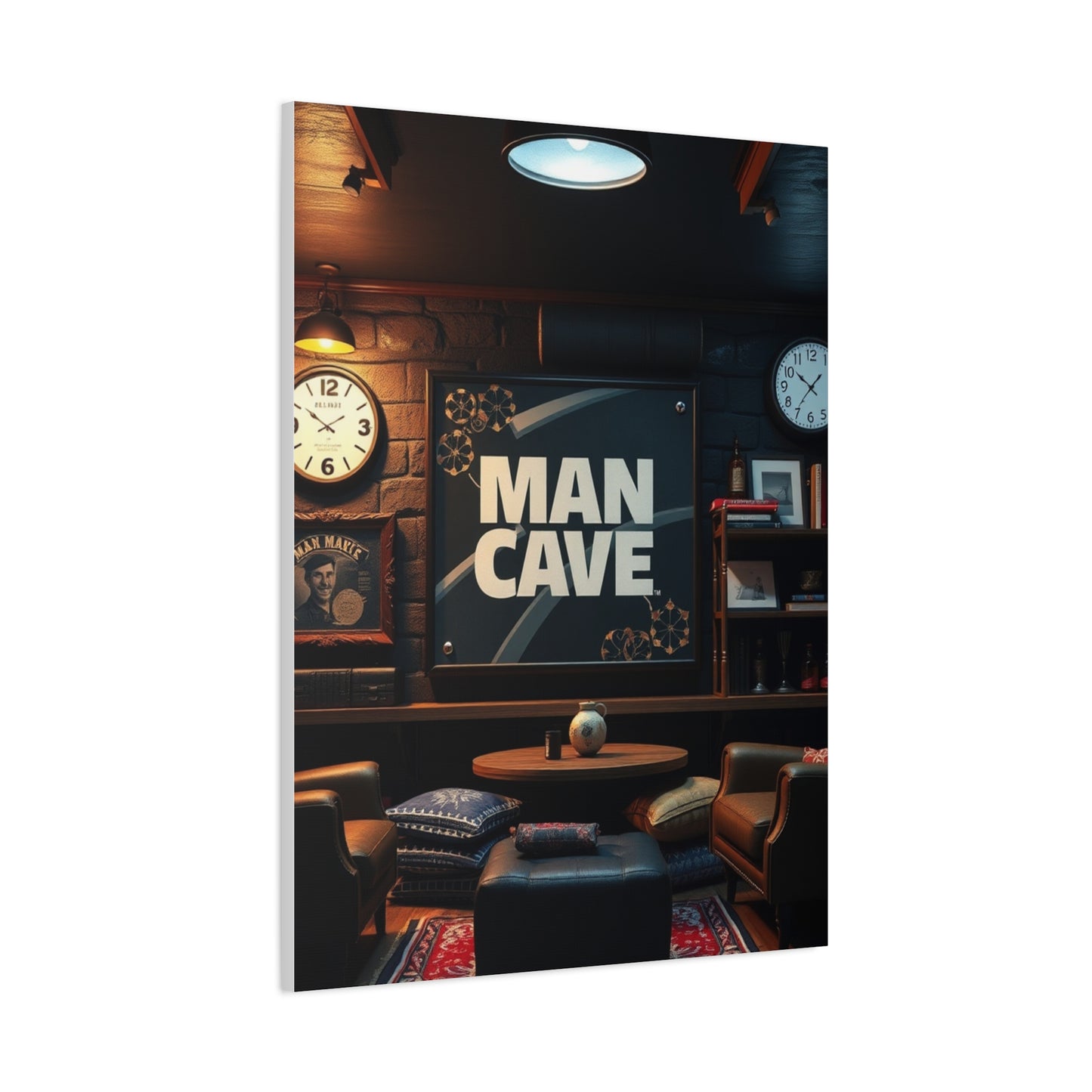 Gentlemans Sanctuary Canvas Wall Art & Canvas Print