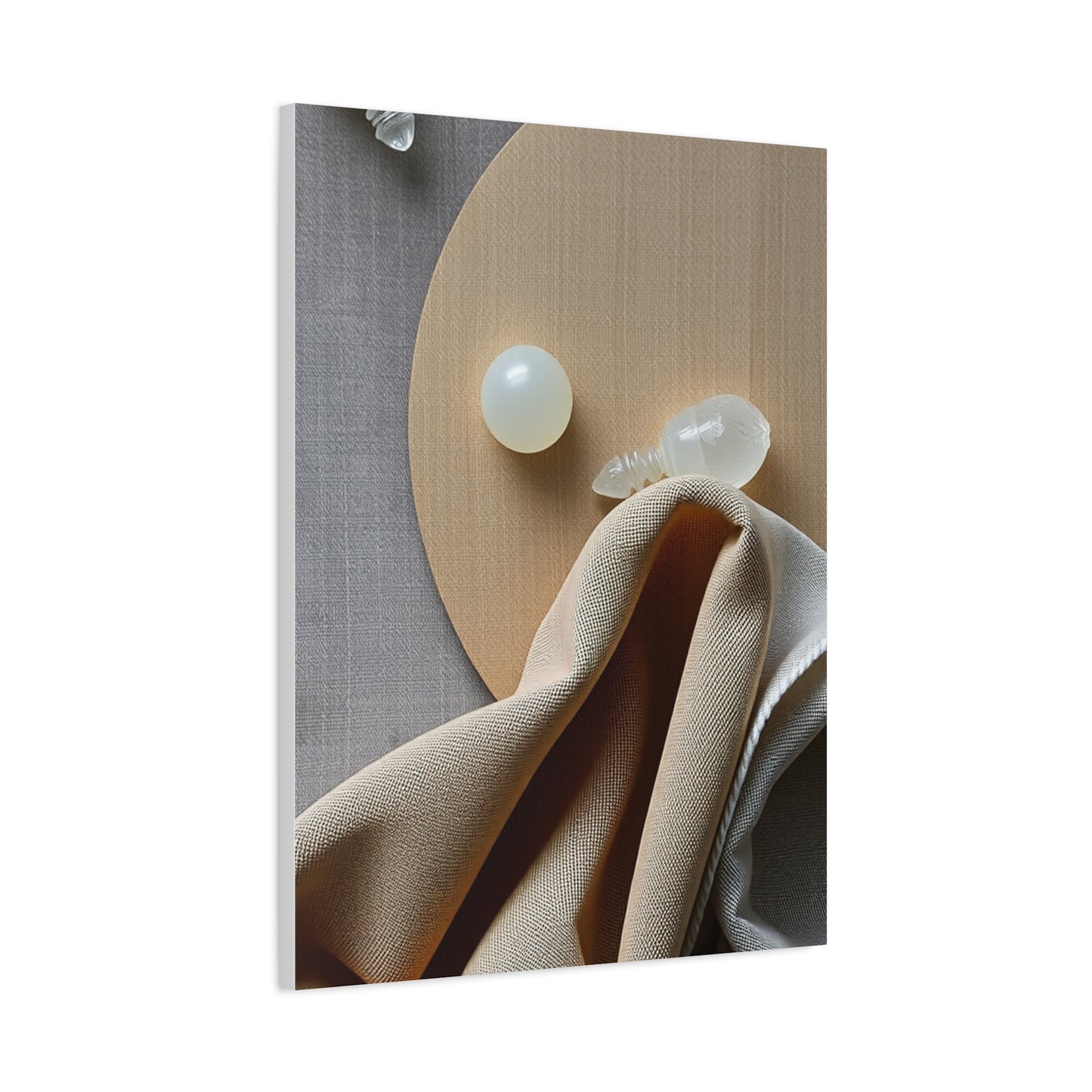 Supreme Taupe, Linen, and Gray Art Collection Wall Art & Canvas Print