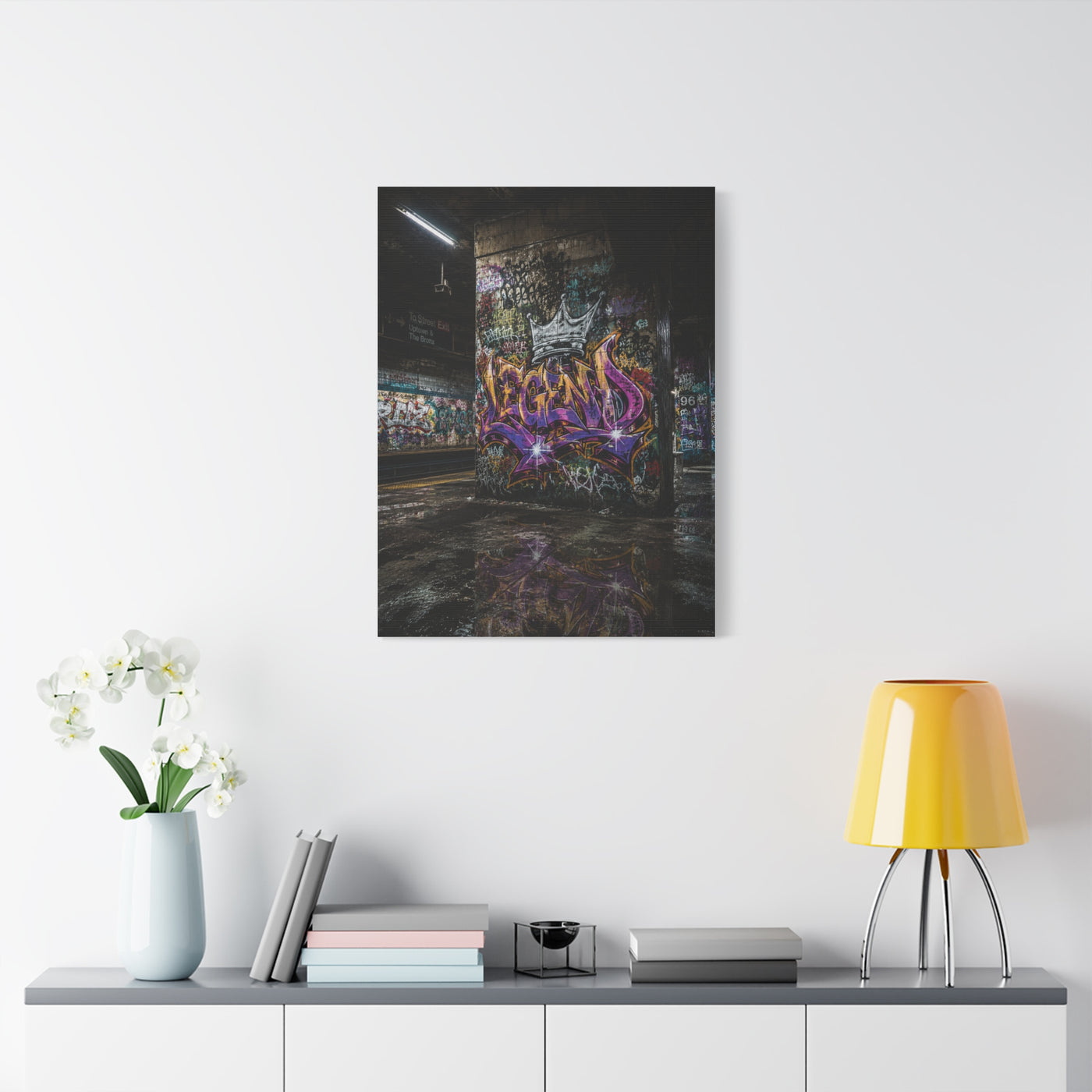 Underground Legends Graffiti Subway Street Wall Art & Canvas Print