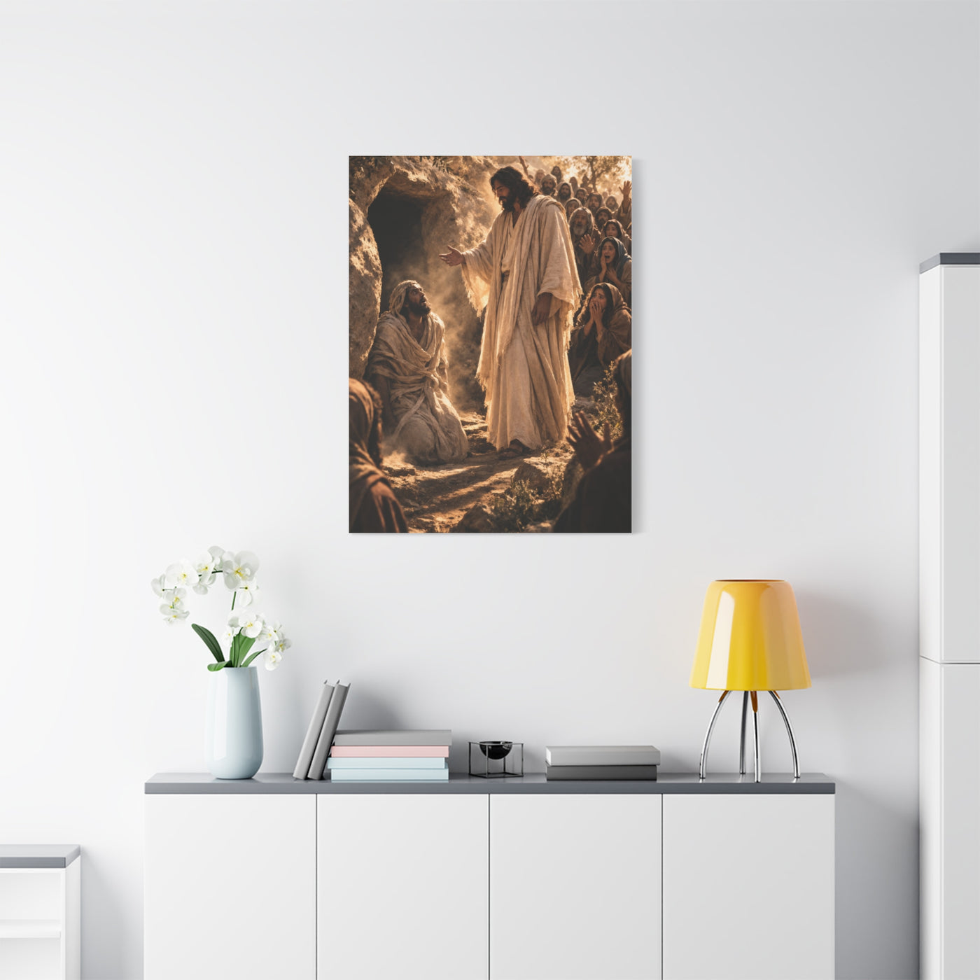 Raising of Lazarus Miracle Wall Art & Canvas Print