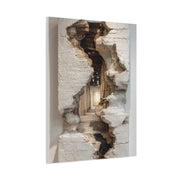 Sculptural Ruptured Wall Passage Wall Art & Canvas Print