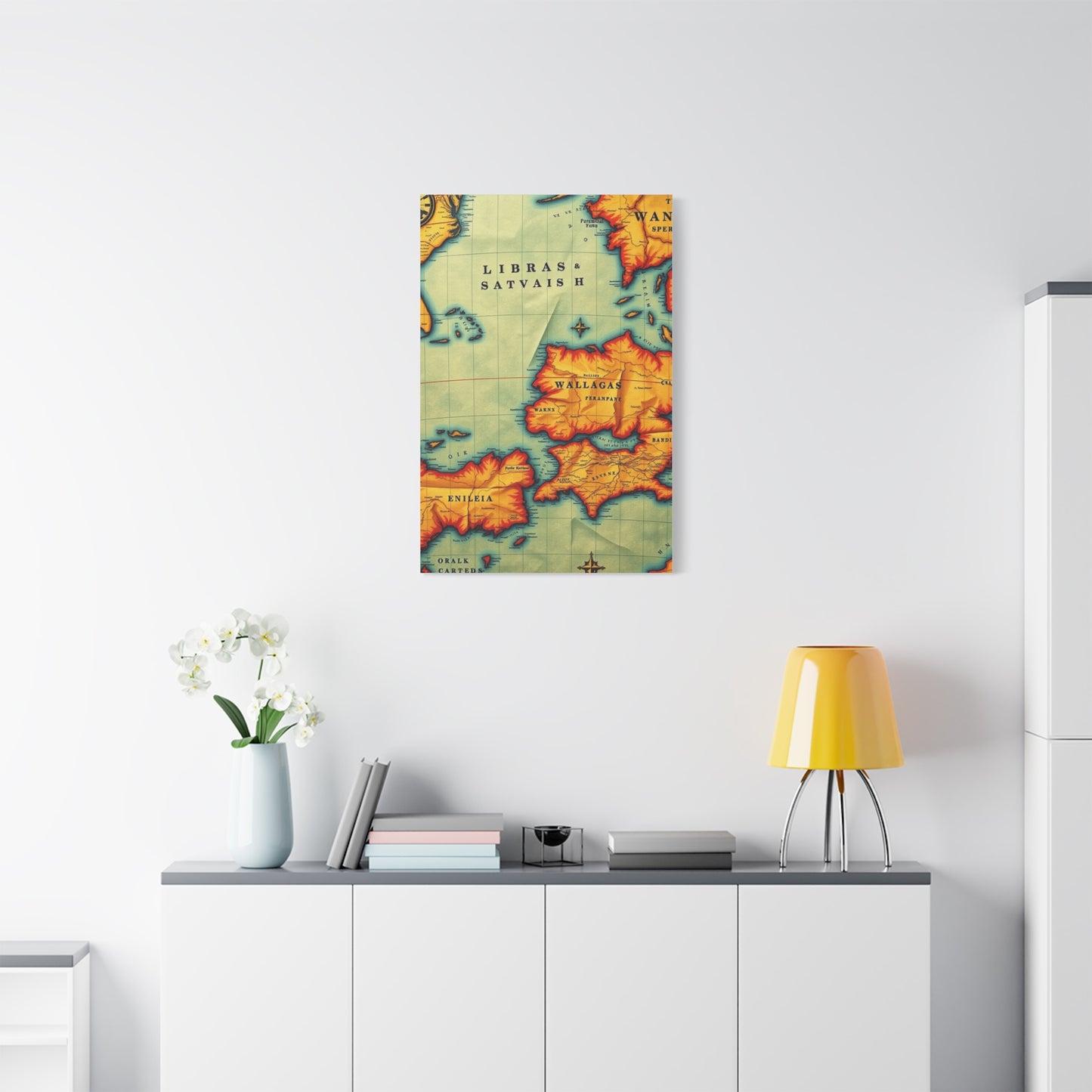 Antique Maps Art Refined Canvas Wall Art & Canvas Print