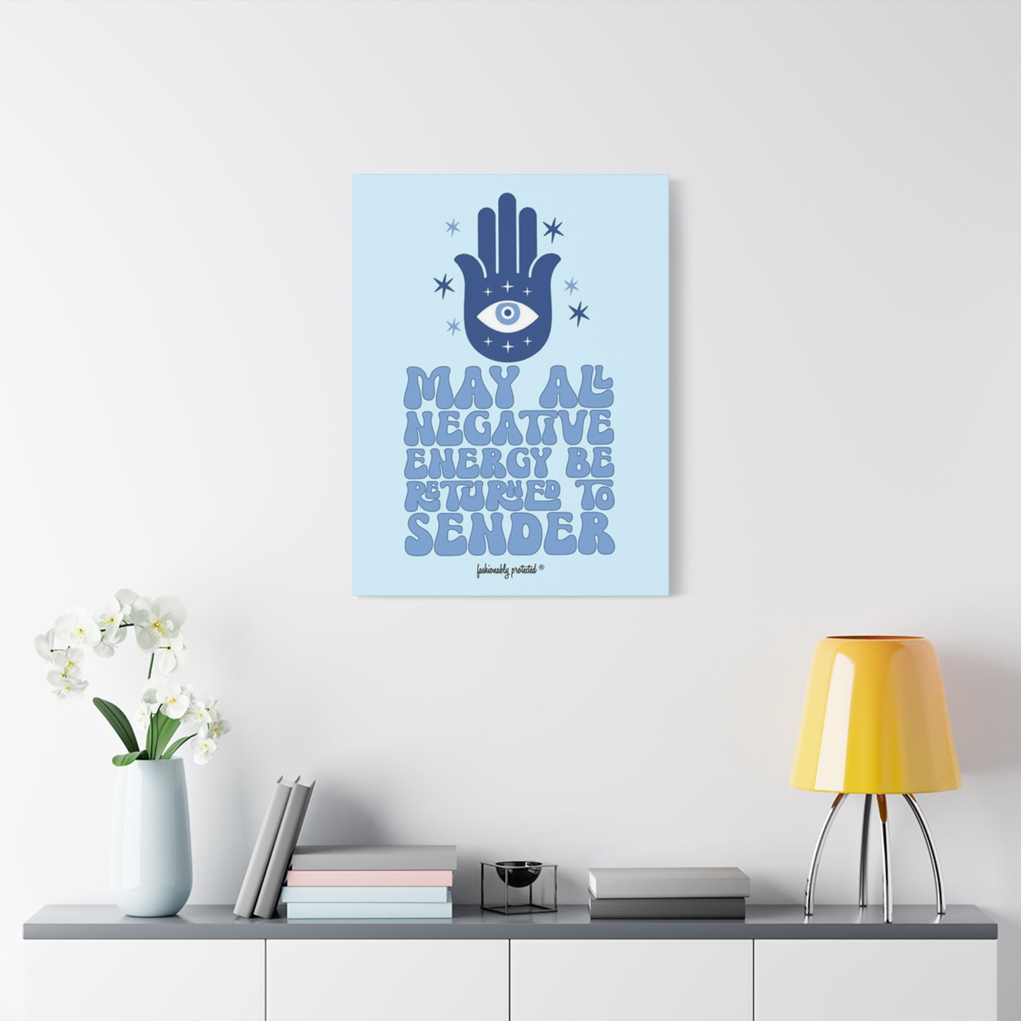 Return Negative Energy Wall Art & Canvas Prints