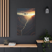 Canyon Flight Into Golden Distance Wall Art & Canvas Prints
