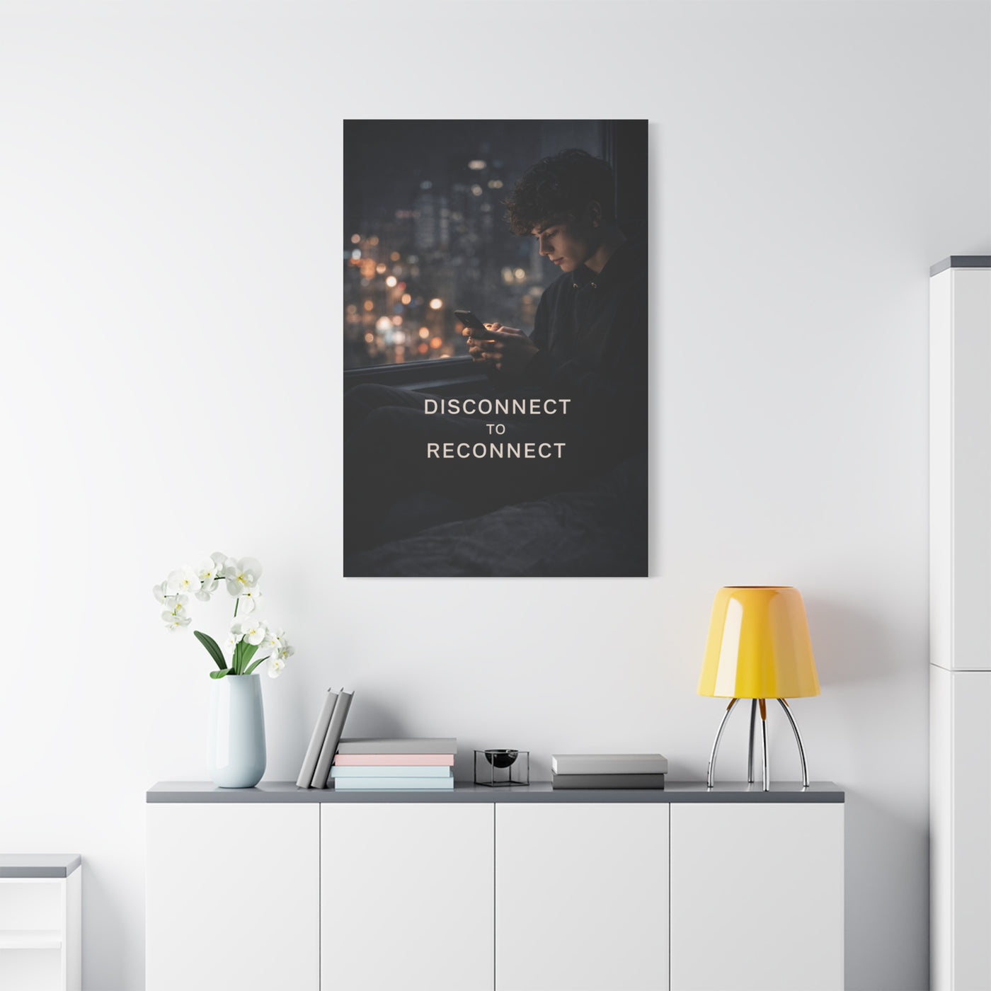 Disconnect to Reconnect Wall Art & Canvas Print