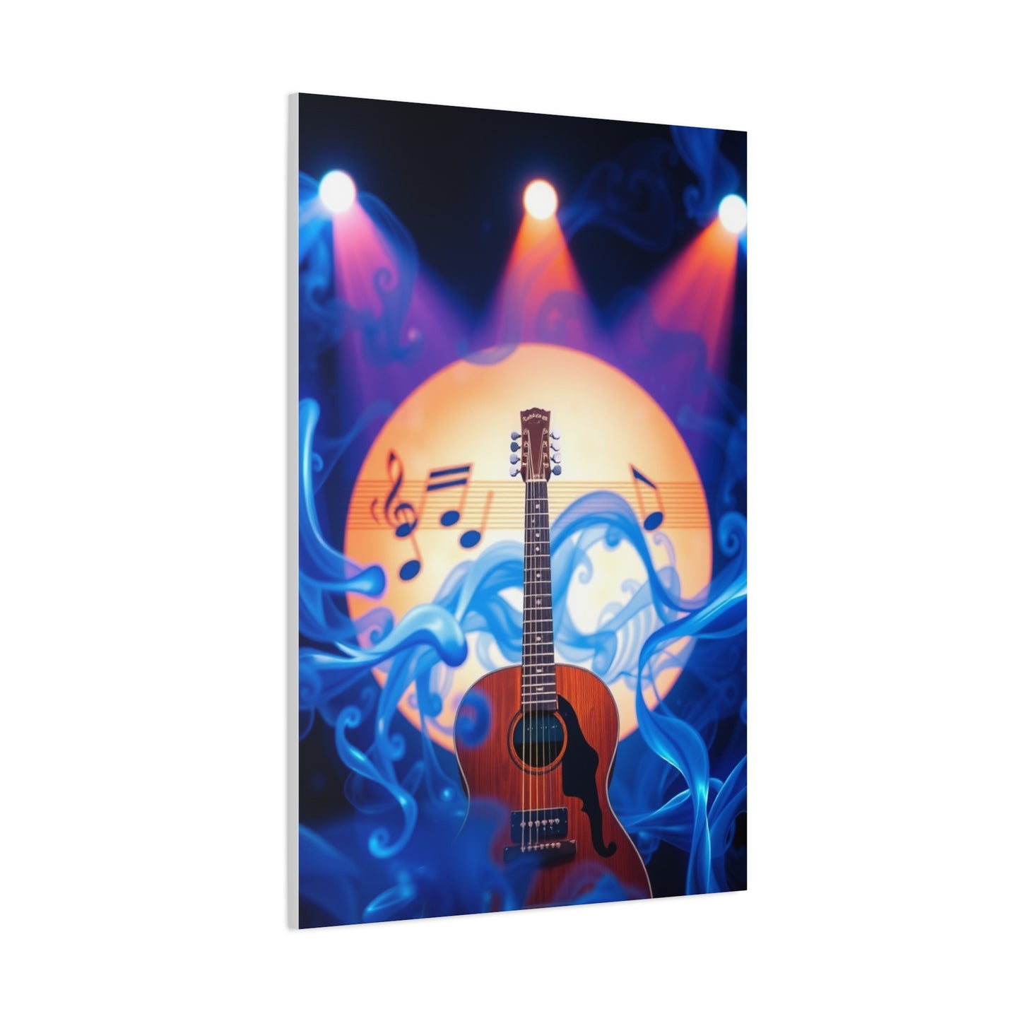 Blue Music Art Premium Gallery Wall Art & Canvas Print