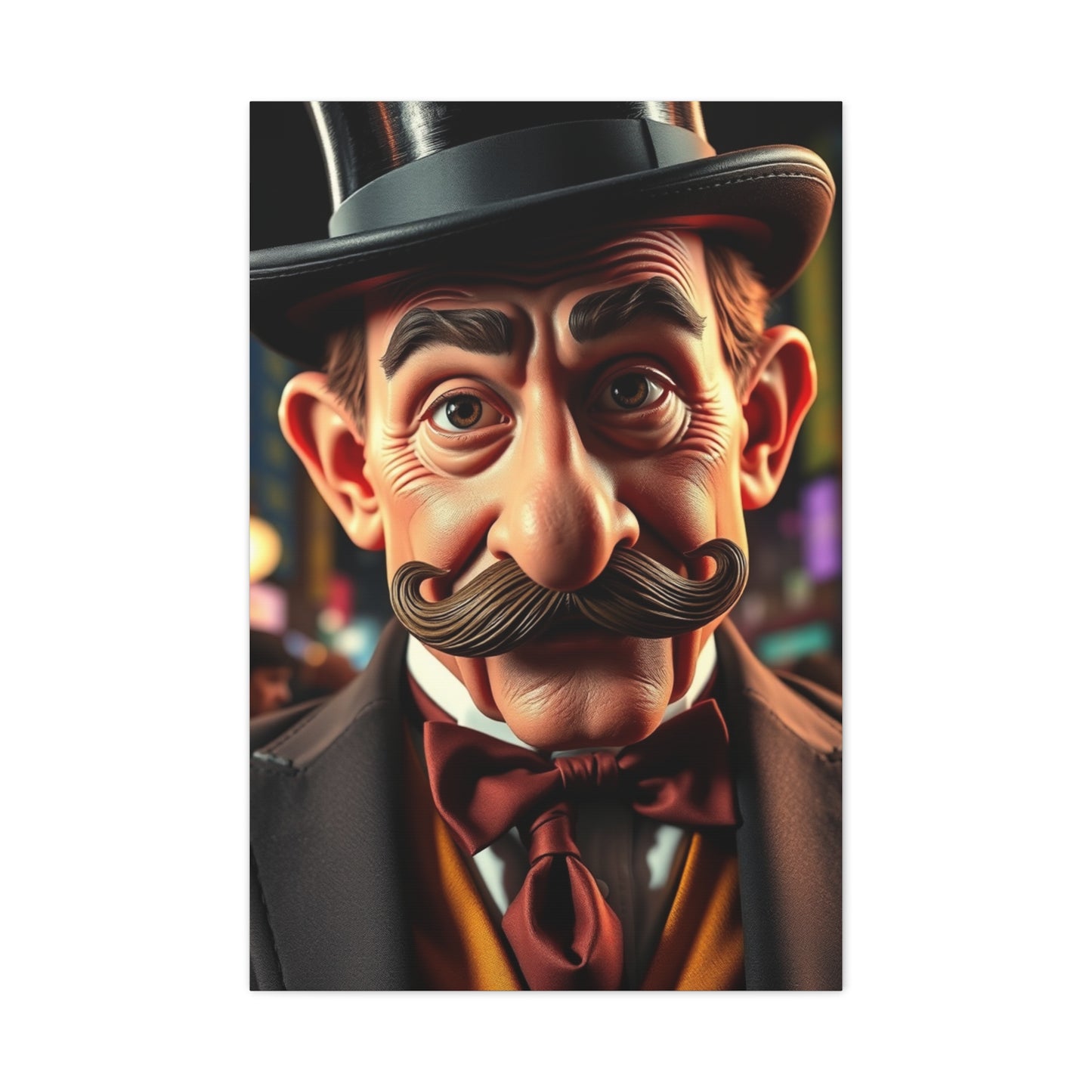 Masterpiece Rich Uncle Pennybags Art Vision Wall Art & Canvas Print